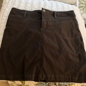 Brown skort